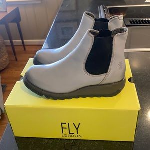 Fly London Booties brand new in BOX. Never worn.